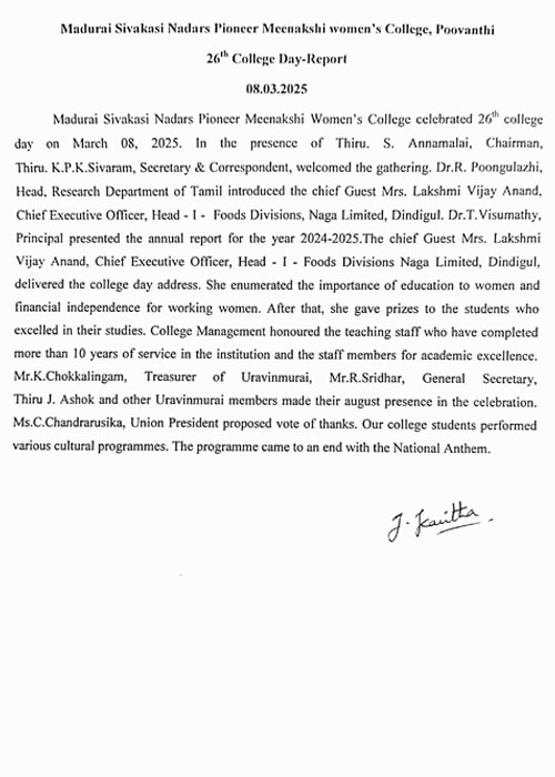 Collegeday-report