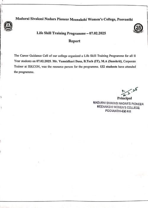 Life-Skill-Training-Report-2