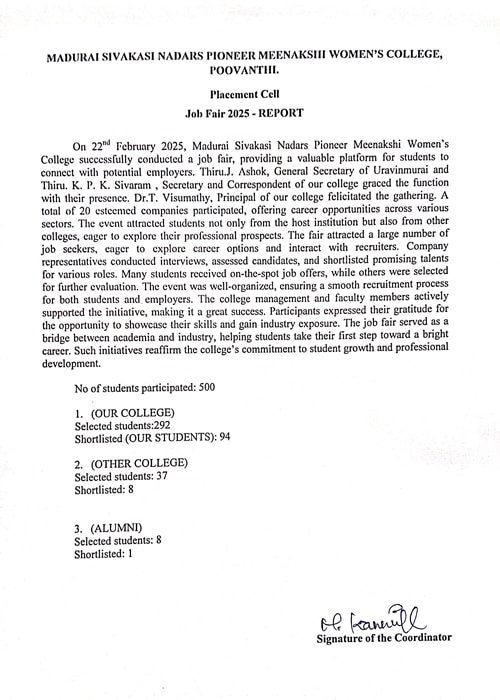 Placement-report